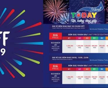 Bảng giá vé chính thức Lễ hội pháo hoa quốc tế Đà Nẵng 2019