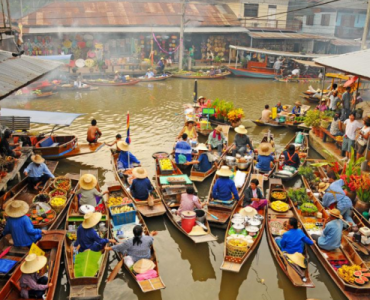 Dạo Chơi Chợ Nổi Damnoen Saduak - Chợ Cổ Lâu Đời Nhất Thái Lan