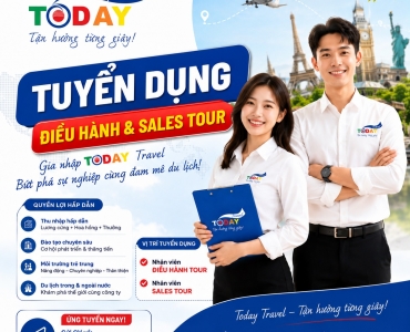 Today Travel Tuyển Dụng Điều Hành & Sales Tour
